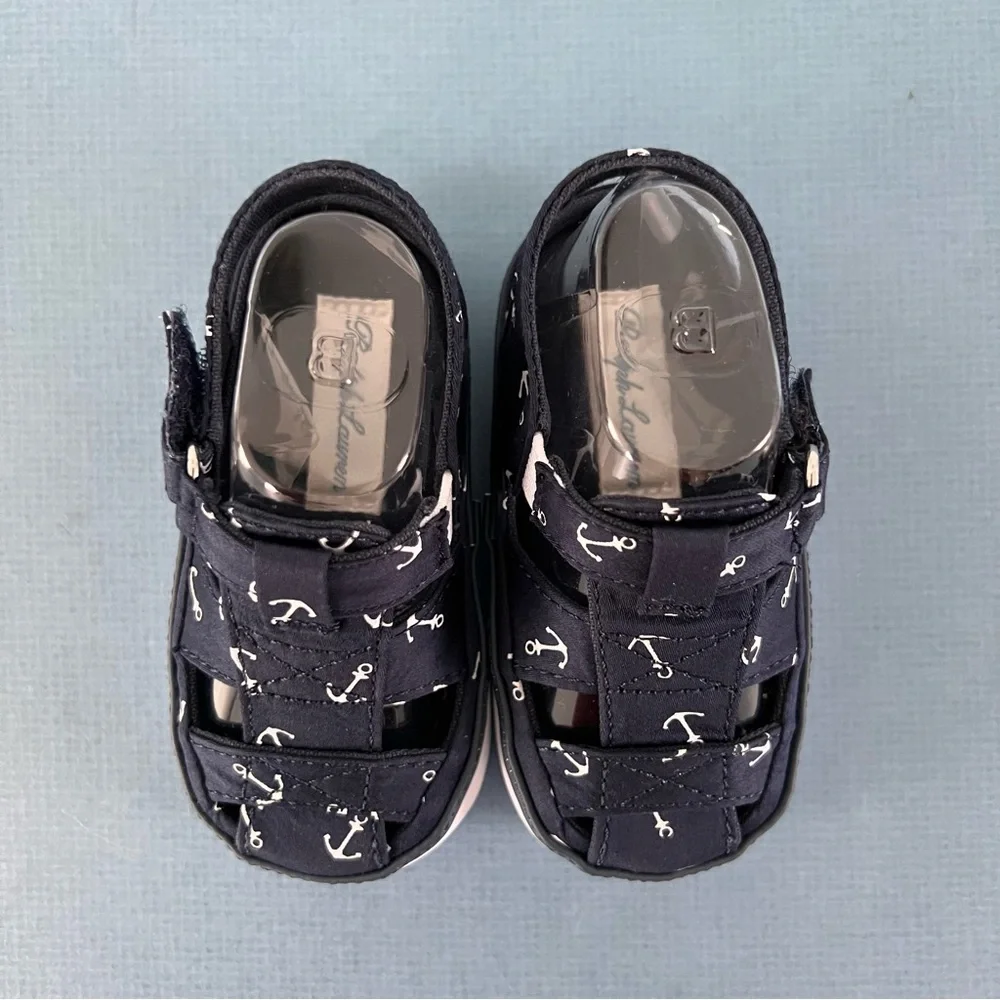 NWT Ralph Lauren Sander Anchor‎ Fisherman II Baby Sandals